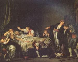 Jean Baptiste Greuze The Punishment of Filial Ingratitude (mk05) Sweden oil painting art